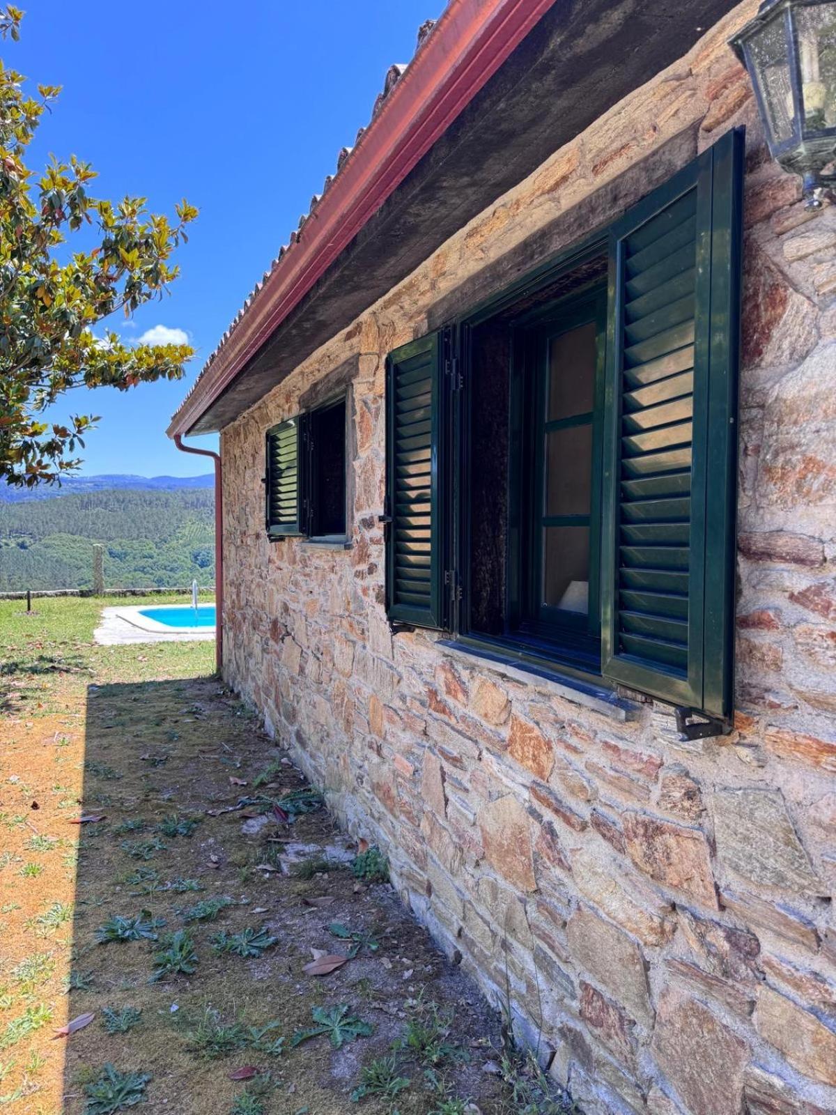 Casa 2 Habitaciones Con Piscina Y Cenador Al Aire Libre Comarca de Comarca de Pontevedra Buitenkant foto
