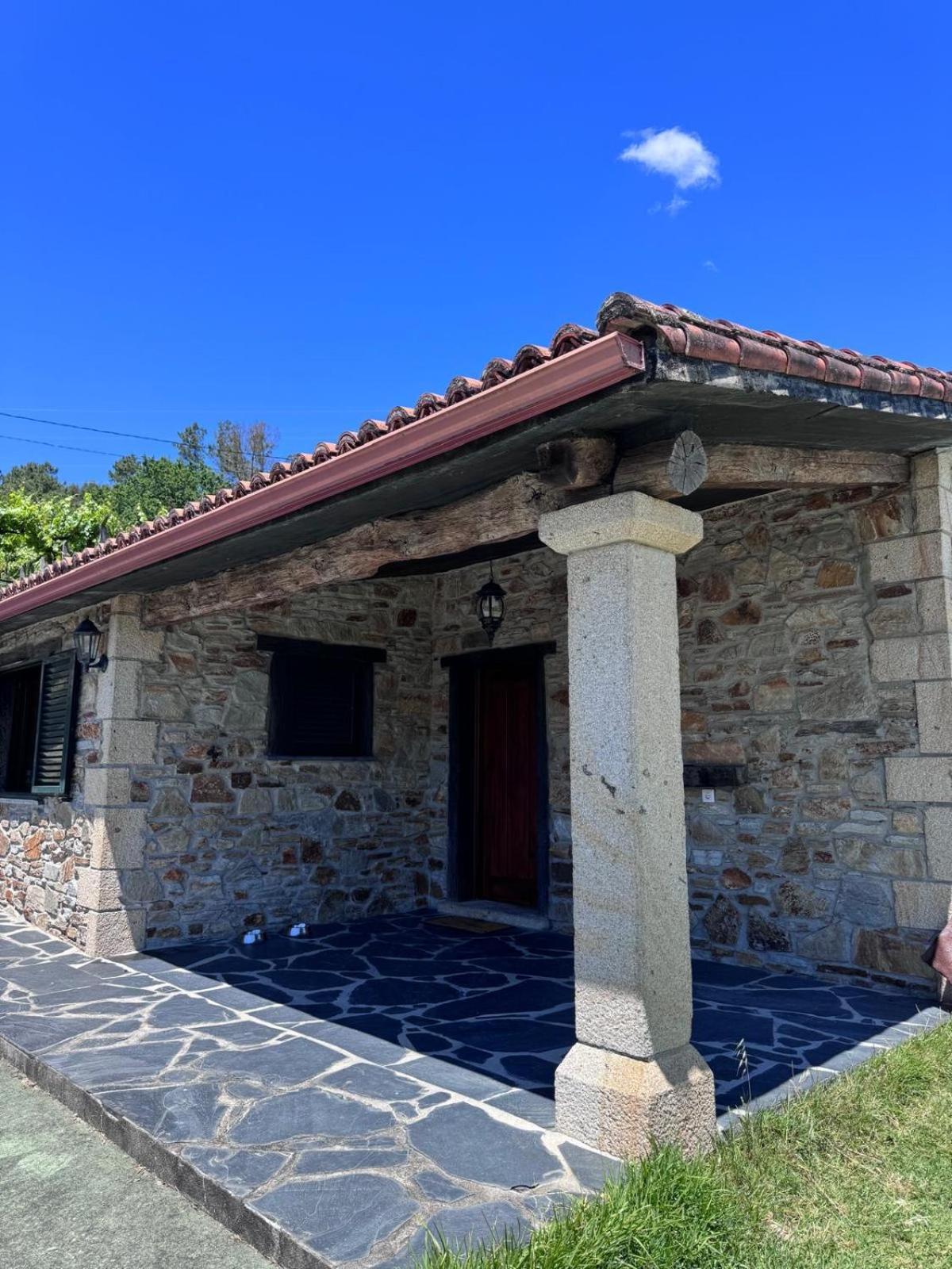 Casa 2 Habitaciones Con Piscina Y Cenador Al Aire Libre Comarca de Comarca de Pontevedra Buitenkant foto